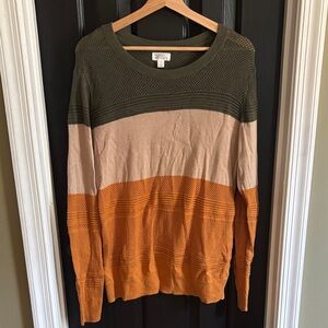 Market & Spruce Colorblock Sweater